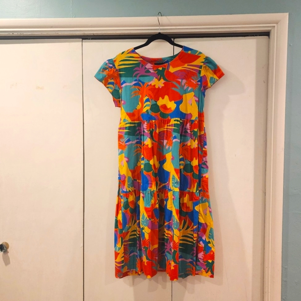 Nooworks Frida dress Tropico print size Large L